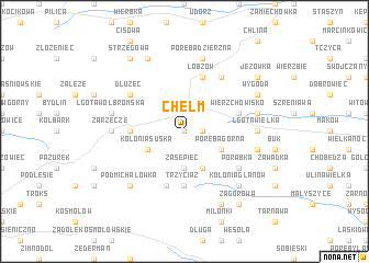 map of Chełm