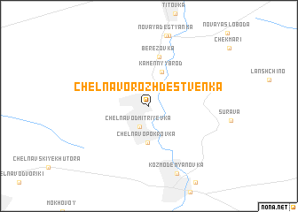 map of Chelnavo-Rozhdestvenka