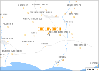 map of Chelny-Bash