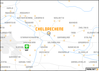 map of Chelopechene