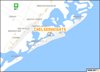 map of Chelsea Heights