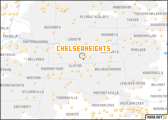 map of Chelsea Heights