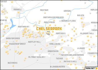 map of Chelsea Park