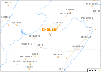 map of Chelsea