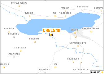 map of Chelsma