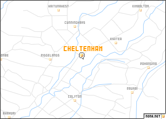 map of Cheltenham