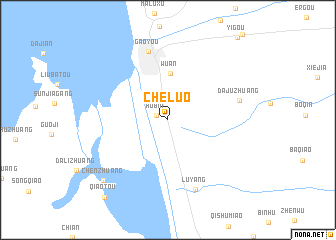 map of Cheluo