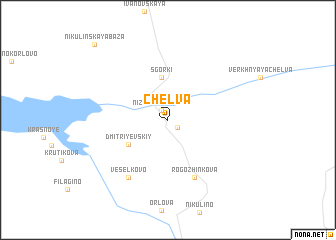 map of Chëlva