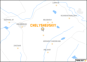 map of Chelyshevskiy