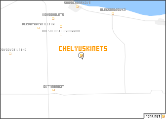 map of Chelyuskinets