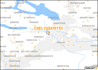 map of Chelyuskintsy