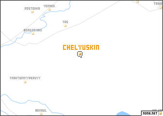 map of Chelyuskin