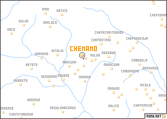 map of Chemamo