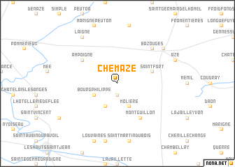 map of Chemazé