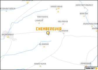 map of Chemberevka
