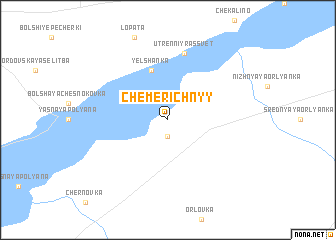 map of Chemerichnyy