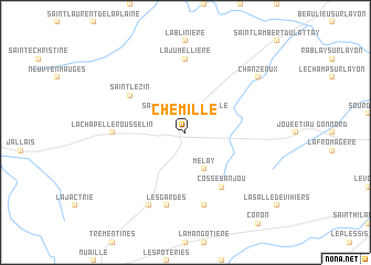 map of Chemillé