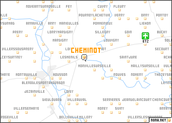 map of Cheminot