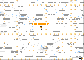 map of Chemin Vert