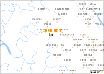 map of Chemisan