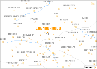 map of Chemodanovo