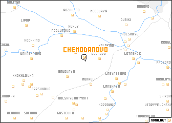 map of Chemodanovo