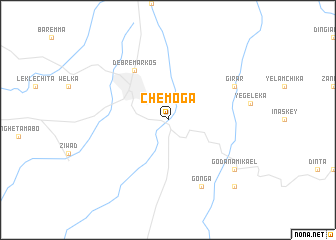 map of Chʼemoga