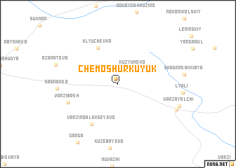 map of Chemoshur-Kuyuk