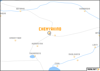 map of Chemyakino