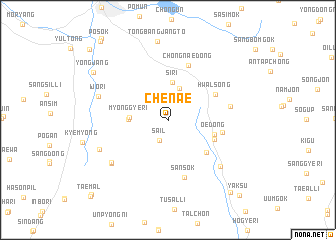 map of Chenae