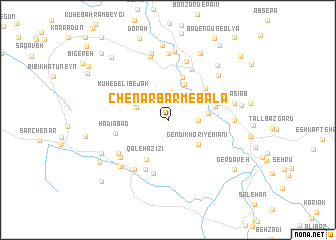 map of Chenār Barm-e Bālā