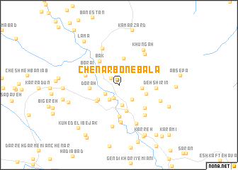 map of Chenār Bon-e Bālā