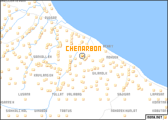 map of Chenār Bon