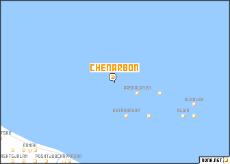 map of Chenārbon