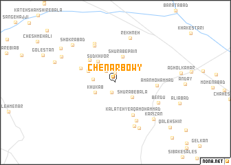 map of Chenār Bowy