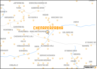 map of Chenār-e ‘Arabhā