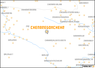 map of Chenār-e Dom Chehr