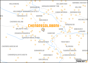 map of Chenār-e Golābān (1)