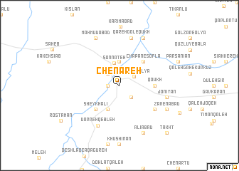 map of Chenāreh