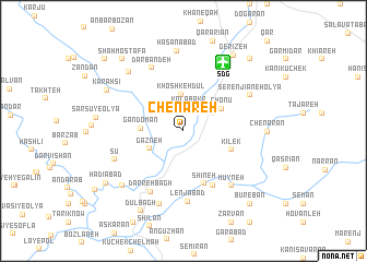 map of Chenāreh