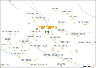 map of Chenāreh