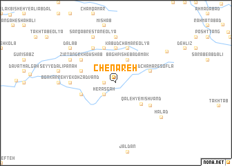 map of Chenāreh