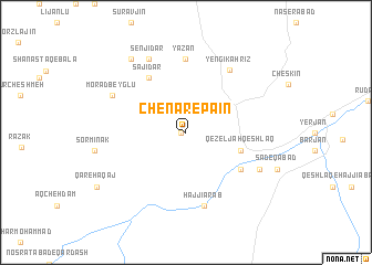 map of Chenār-e Pāʼīn