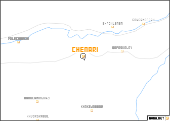 map of Chenārī