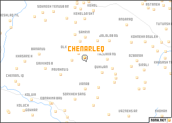 map of Chenārleq