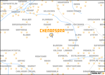 map of Chenār Sarā