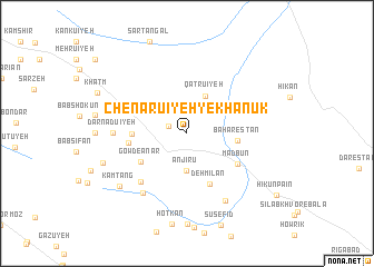 map of Chenārūʼīyeh-ye Khānūk