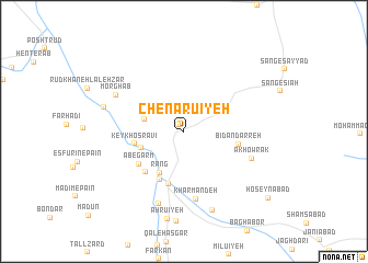 map of Chenārū\