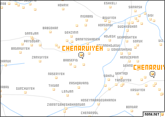 map of Chenārū\