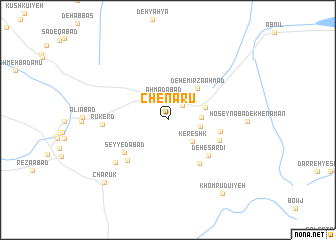 map of Chenāru